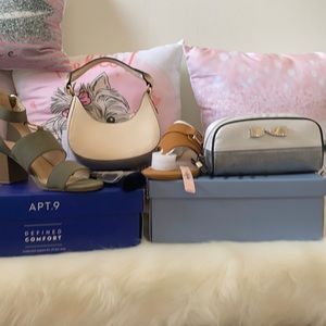 Sandals makeup bag makeup brush and mini bag